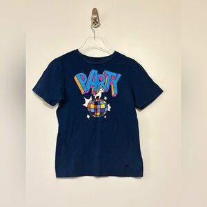 Kids Navy "Party" Graphic Tee